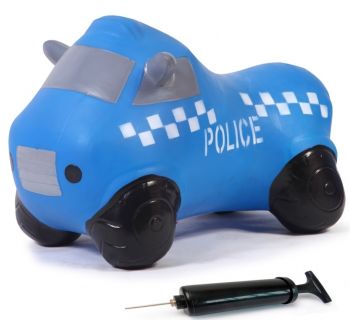 JAM460455 - Springende auto politiewagen met pomp