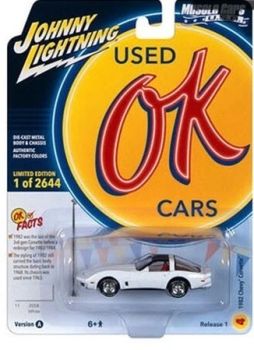 JLMC032A-D - 1982 CHEVROLET Corvette White uit de MUSCLE CARS-serie 2023 blisterverpakking