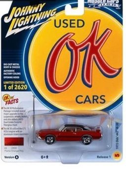 JLMC032A-E - 1972 OLDSMOBILE 442 W-30 Flame Orange uit de MUSCLE CARS-serie 2023 in blisterverpakking
