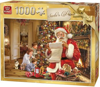 KING05767 - 1000 stukjes puzzel De kerstlijst