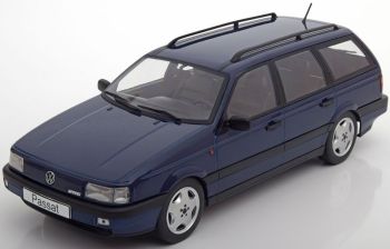 KKS180073 - VOLKSWAGEN Passat B3 VR6 Variant stationwagen 1988 blauw metaal