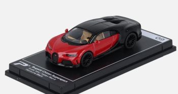KTH09 - BUGATTI Chiron Super Sport Rood en Zwart - Hypercar League Collection