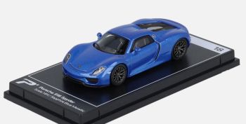 KTH18 - PORSCHE 918 Spyder Blauw - Hypercar League Collection