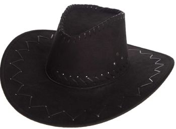 LP00003 - Zwarte cowboyhoed