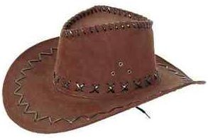 LP00007 - Bruine cowboyhoeden