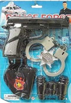 LPLI2171 - Politieagent Accessoire Kit - 5 stuks