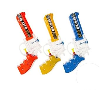 LPLI4391 - waterpistool met tank - revolver - 18cm - willekeurig model