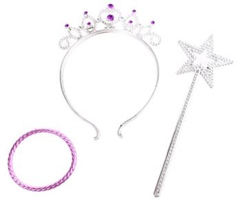 LPT12079 - Lot van 6 kronen; 6 armbanden en 6 eetstokjes