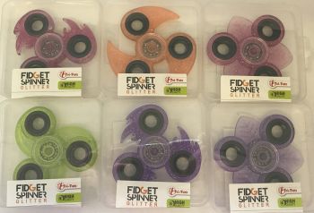 LPT35973 - Hand Spinner Design glitter - Willekeurige kleur en model