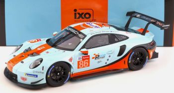 IXO-LEGT12008 - PORSCHE 911 RSR #86 Gulf Racing 24H van Le Mans 2018 WAINWRIGHT / BARKER / DAVISON