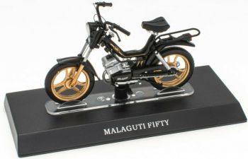 MAGMOT002 - MALAGUTTI Fifty 1989 bromfiets zwart gouden velgen
