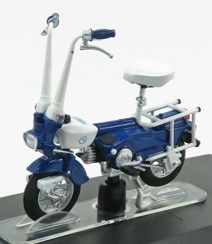MAGMOT052 - CARNIELLI Motograziella ia Serie blauwe en witte bromfiets
