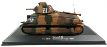 MAGMVSOMUA - Franse gevechtstank SOMUA S-35 1e DLM Quessnoy Frankrijk 1940