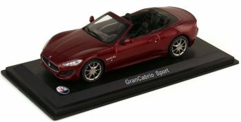 MAGMAS04 - MASERATI GranCabrio Sport cabriolet open 2013 donkerrood metallic