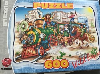 MAX6000501 - Puzzel 600 Stuks Locomotief - 48.5 x 33.5 cm