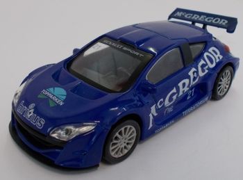 MDM53166A - RENAULT Megane Trophy #21 Mc Gregor blauw