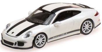 MNC870066226 - PORSCHE 911 R 2016 wit met zwarte strepen