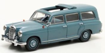 MTX11302-181 - MERCEDES BENZ 180B W120 stationwagen 1960 turkoois blauw