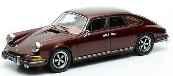 MTX41607-022 - PORSCHE 911 Troutman en Barnes 4 deuren 1967 metaal bruin