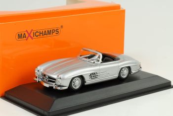MXC940039030 - MERCEDES BENZ 300 SL Roadster cabriolet 1957 zilvergrijs