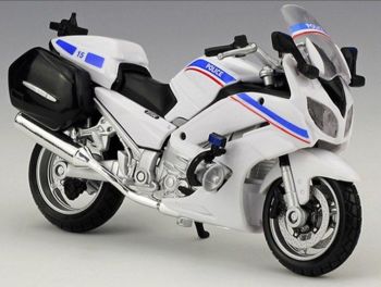 MST32306-C - YAMAHA FJR 1300A Wit en blauw - Politie