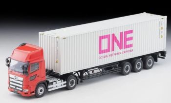 TOMLV-N292D - HINO Profia 4x2 met containerwagen en 40-voets container ONE