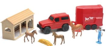 NEW04005C - Boerderijbox met een karakter; een 4x4; een busje; paarden en accessoires