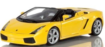 NEW19213H - LAMBORGHINI Gallardo Spyder cabrio geel