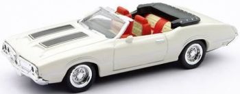 NEW48013N - OLDSMOBILE 442 W-30 1970 grijze cabriokap met zwarte strepen