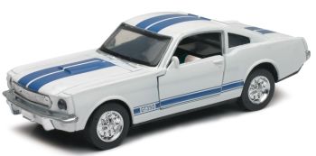 NEW51393C - FORD Shelby GT350 wit met blauwe strepen