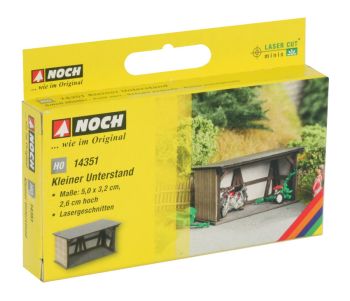 NOC14351 - Kleine shelter om te monteren afmetingen 5 x 3;2 x 2;6 cm verkocht zonder accessoires