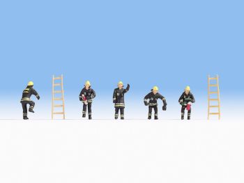 NOC15021 - Brandweerlieden met ladders