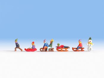 NOC15819 - kinderen in de sneeuw