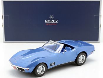 NOREV189035 - CHEVROLET Corvette cabriolet open 1969 blauw