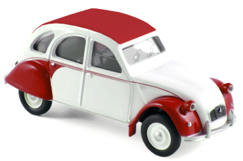 NOREV310514 - CITROEN 2CV Dolly 1986 rood en wit