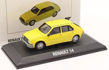 NOREV75930 - RENAULT R14 1976 GTL fase I gele doos fabrikant