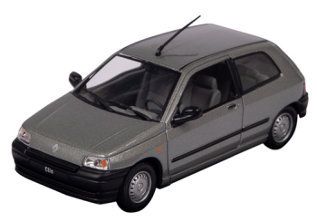 NOREV80928 - RENAULT Clio phase I 3 deuren 1990 metaalgrijs fabrikant doos