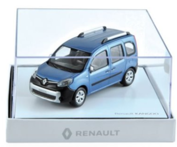 NOREV85152 - RENAULT Kangoo familie fase II 2013 blauwe metalen doos fabrikant