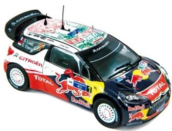 NOREV155351 - CITROEN DS3 WRC Winnaar Mexico Rally 2011 Loeb / Elena RED BULL