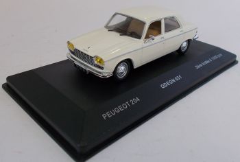ODE031 - PEUGEOT 204 1967 wit gelimiteerd 1000 exemplaren
