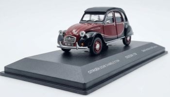 ODE179 - Citroën 2CV Charleston 1981, zwart en bordeauxrood
