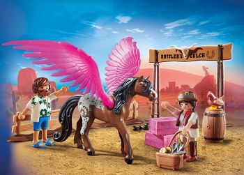 PLAY70074 - Playmobil The Movie Marla en Del met gevleugeld paard