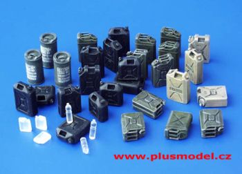 PLS126 - Miniatuur moderne blikjes om 35 stuks te schilderen