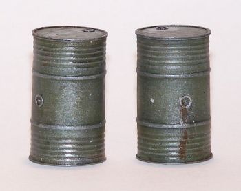 PLSEL041 - 2 miniatuur tonnen van 2;5 cm om te schilderen voor diorama