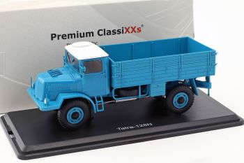 PRXPCL47076 - TATRA 128N 1951 flatbed carrier blauw