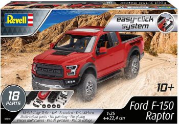 REV07048 - FORD F-150 Raptor 4x4 pick-up model om te monteren en te schilderen Easy Click System