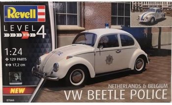 REV07666 - VOLKSWAGEN Kever Belgisch of Nederlands politiemodel, te monteren en te schilderen