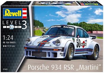 REV07685 - PORSCHE 934 RSR Martini-model om te monteren en te schilderen