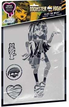 REV30222 - MONSTER HIGH stencil - Cléo de Nile