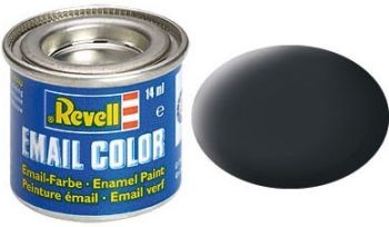 REV32109 - Mat antracietgrijze emailverf 14ml